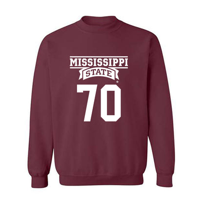 Mississippi State - NCAA Football : Breyden Turnage - Classic Shersey Crewneck Sweatshirt-0