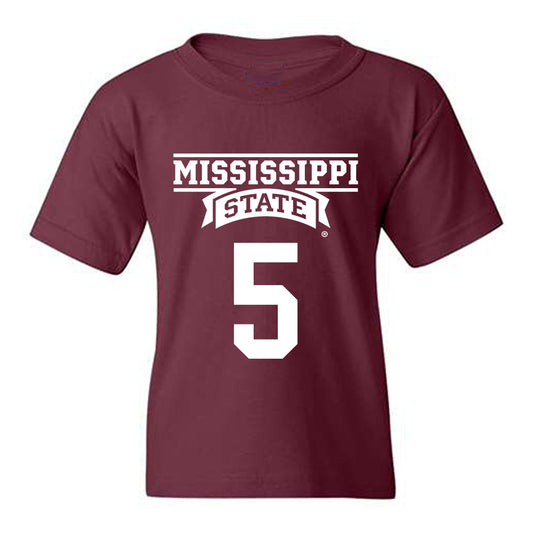 Mississippi State - NCAA Baseball : Aidan Teel - Classic Shersey Youth T-Shirt-0