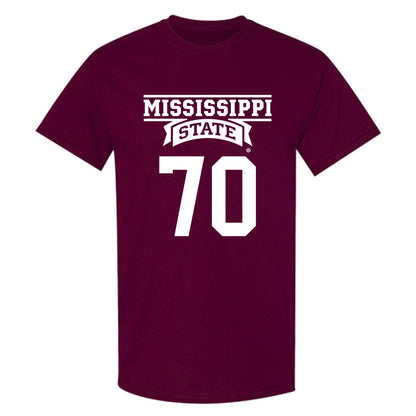 Mississippi State - NCAA Football : Breyden Turnage - Classic Shersey T-Shirt-0