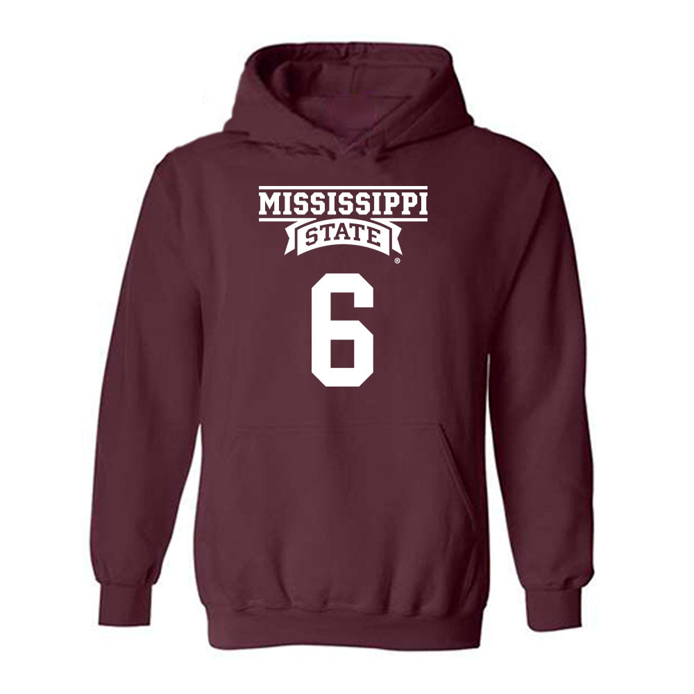 Mississippi State - NCAA Football : Deonte Anderson - Classic Shersey Hooded Sweatshirt-0
