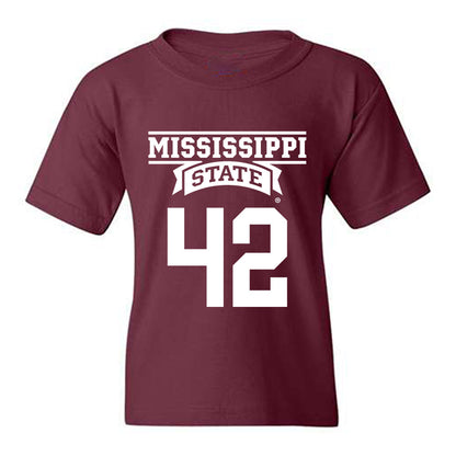 Mississippi State - NCAA Baseball : Jack Gleason - Classic Shersey Youth T-Shirt-0