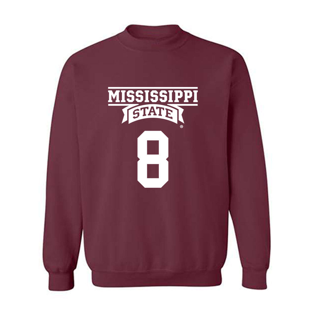 Mississippi State - NCAA Baseball : Charlie Foster - Classic Shersey Crewneck Sweatshirt-0