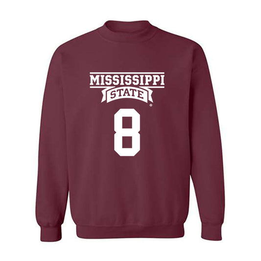 Mississippi State - NCAA Baseball : Charlie Foster - Classic Shersey Crewneck Sweatshirt-0
