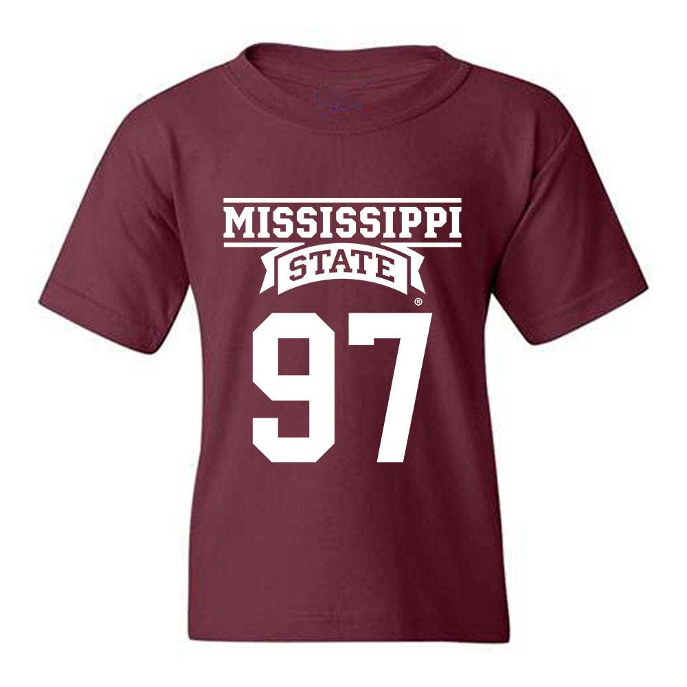 Mississippi State - NCAA Football : Terrance Hibbler Jr - Classic Shersey Youth T-Shirt-0