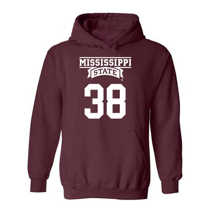 Mississippi State - NCAA Football : Nathan Tiyce - Classic Shersey Hooded Sweatshirt-0