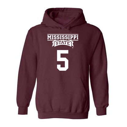 Mississippi State - NCAA Men's Basketball : Shawn Jones jr - Classic Shersey Hooded Sweatshirt-0