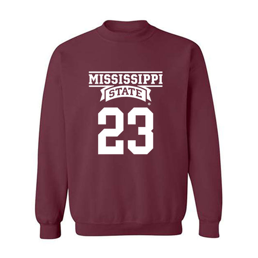 Mississippi State - NCAA Football : SetH Davis - Classic Shersey Crewneck Sweatshirt-0