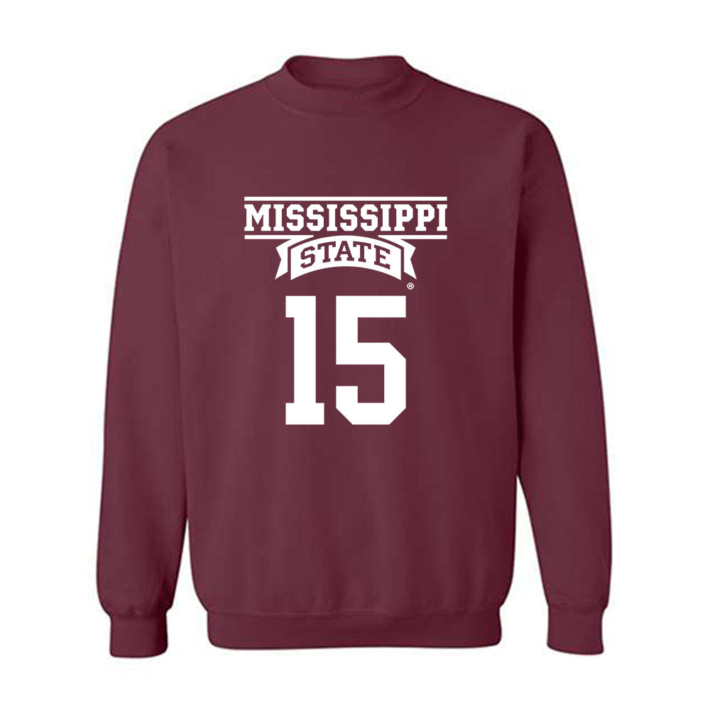 Mississippi State - NCAA Men's Basketball : Quincy Ballard - Classic Shersey Crewneck Sweatshirt-0