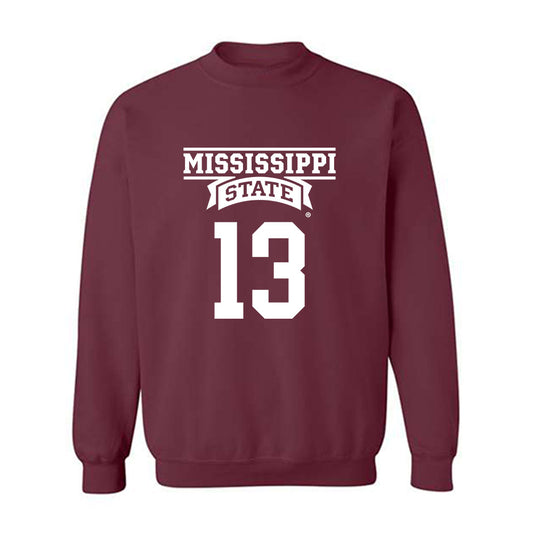 Mississippi State - NCAA Softball : Morgan Bernardini - Classic Shersey Crewneck Sweatshirt-0