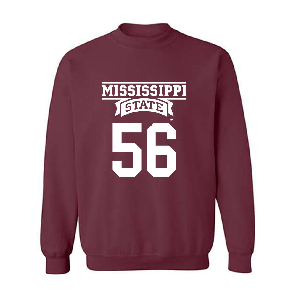 Mississippi State - NCAA Football : Wesley Davis - Classic Shersey Crewneck Sweatshirt-0