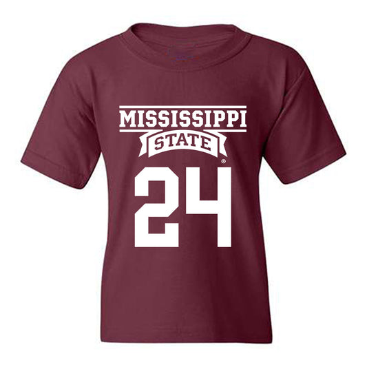 Mississippi State - NCAA Football : Elijah Cannon - Classic Shersey Youth T-Shirt-0