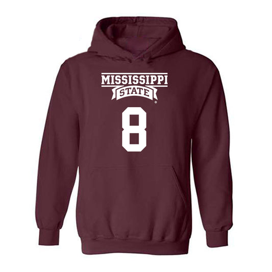 Mississippi State - NCAA Women's Basketball : Awa Fane - Classic Shersey Hooded Sweatshirt-0