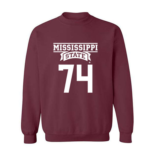 Mississippi State - NCAA Football : Jimothy Lewis - Classic Shersey Crewneck Sweatshirt-0