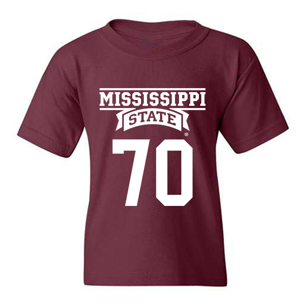 Mississippi State - NCAA Football : Breyden Turnage - Classic Shersey Youth T-Shirt-0