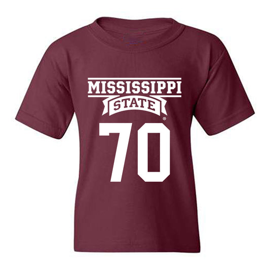 Mississippi State - NCAA Football : Breyden Turnage - Classic Shersey Youth T-Shirt-0