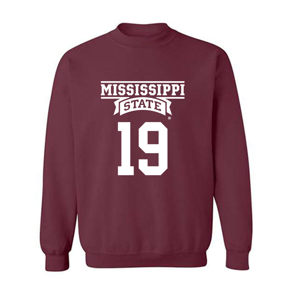 Mississippi State - NCAA Baseball : Andrew Raymond - Classic Shersey Crewneck Sweatshirt-0