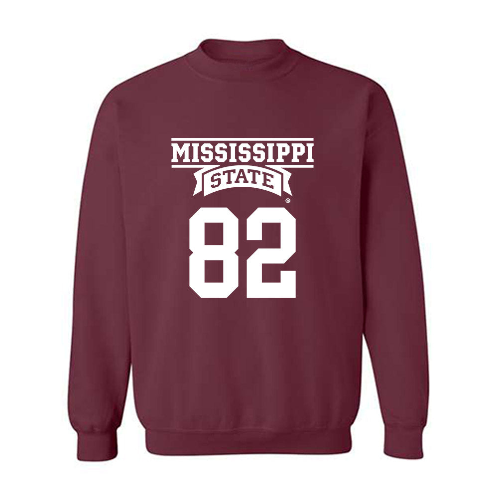 Mississippi State - NCAA Football : Davian Jackson - Classic Shersey Crewneck Sweatshirt-0