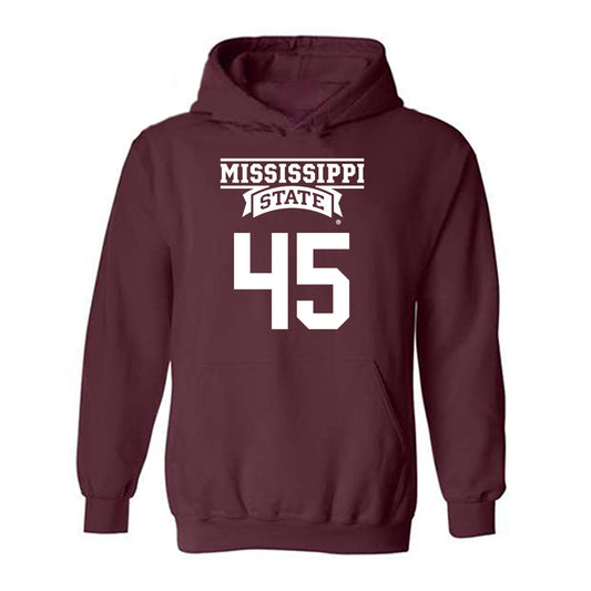 Mississippi State - NCAA Football : Ethan Myers - Classic Shersey Hooded Sweatshirt-0