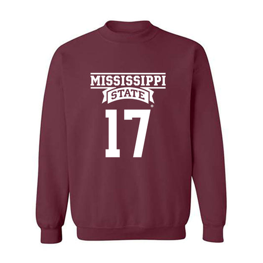 Mississippi State - NCAA Football : Luke Kromenhoek - Classic Shersey Crewneck Sweatshirt-0