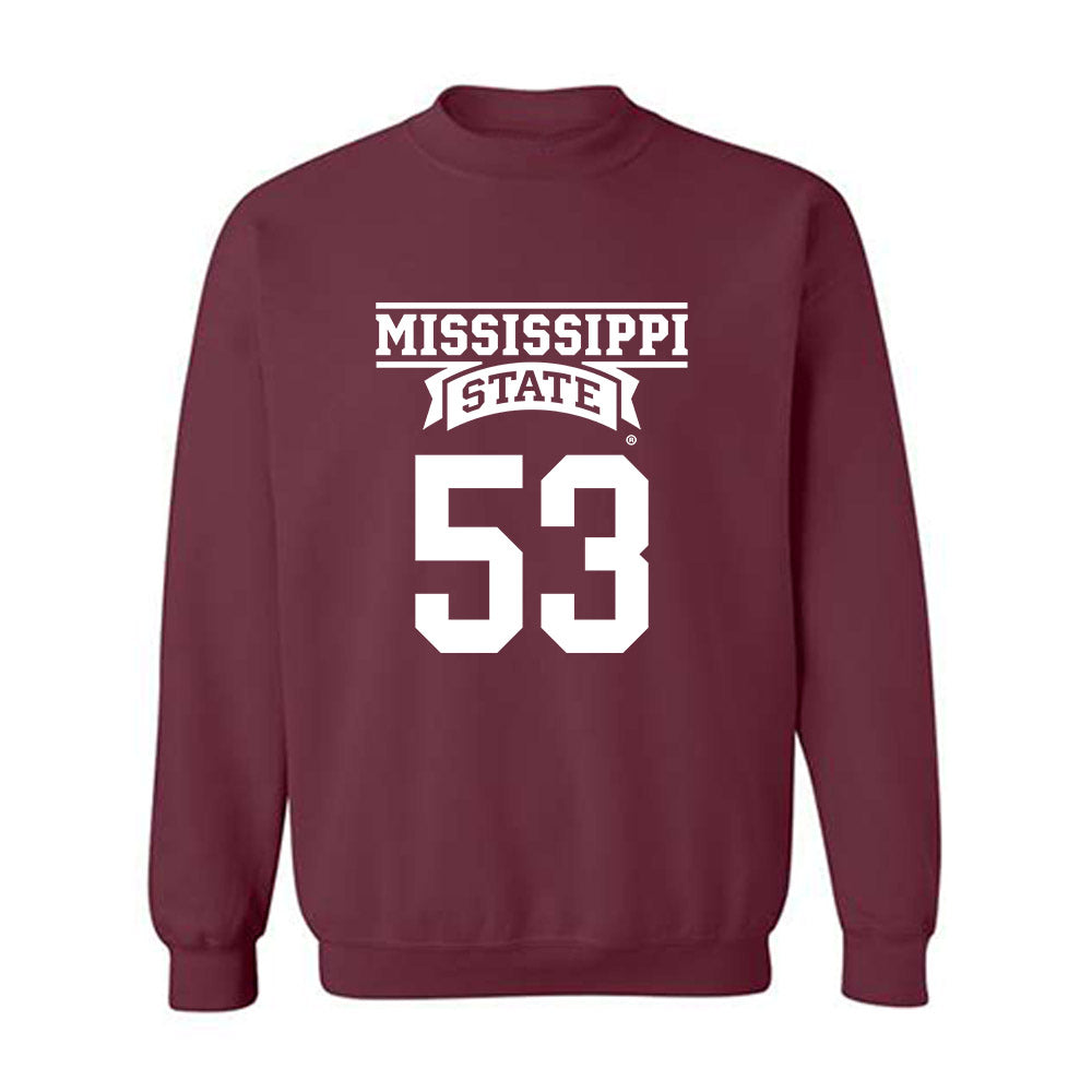 Mississippi State - NCAA Football : Brennan Smith - Classic Shersey Crewneck Sweatshirt-0