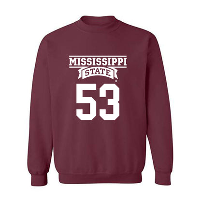 Mississippi State - NCAA Football : Brennan Smith - Classic Shersey Crewneck Sweatshirt-0