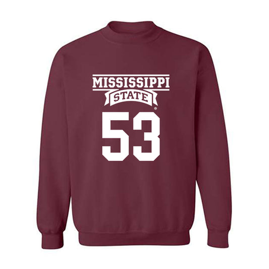 Mississippi State - NCAA Football : Brennan Smith - Classic Shersey Crewneck Sweatshirt-0