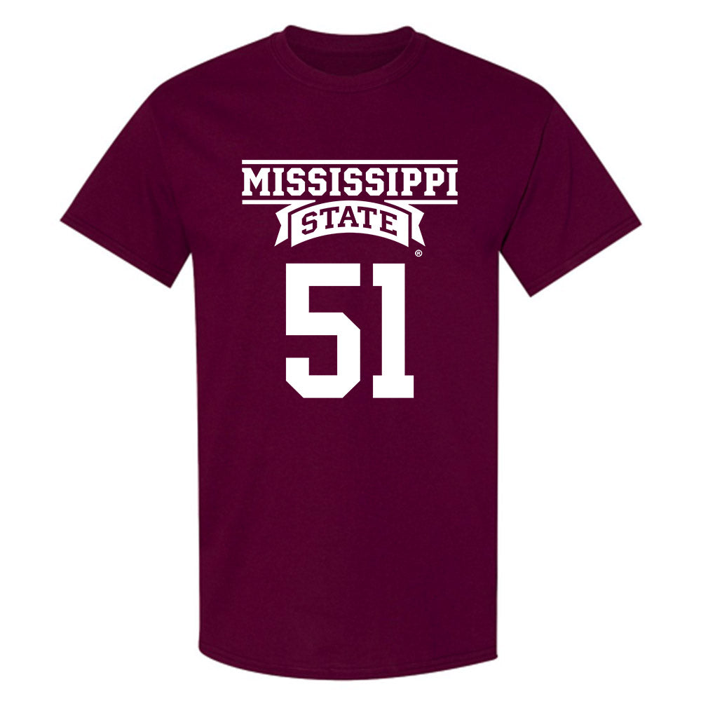 Mississippi State - NCAA Football : Luke Work - Classic Shersey T-Shirt-0