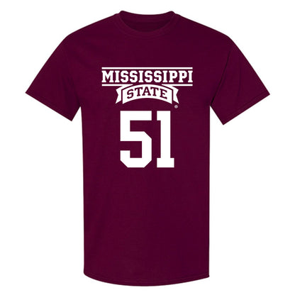 Mississippi State - NCAA Football : Luke Work - Classic Shersey T-Shirt-0
