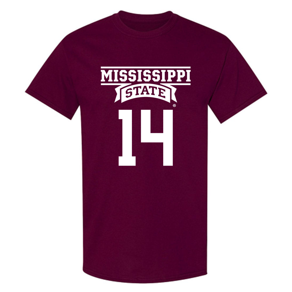 Mississippi State - NCAA Baseball : Vytas Valincius - Classic Shersey T-Shirt-0