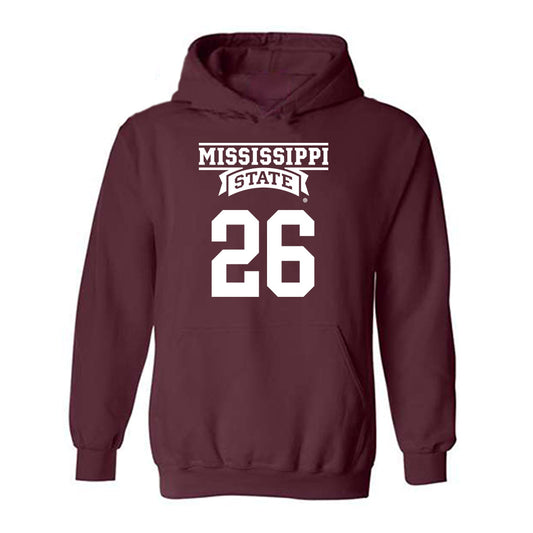 Mississippi State - NCAA Football : Kolin Wilson - Classic Shersey Hooded Sweatshirt-0