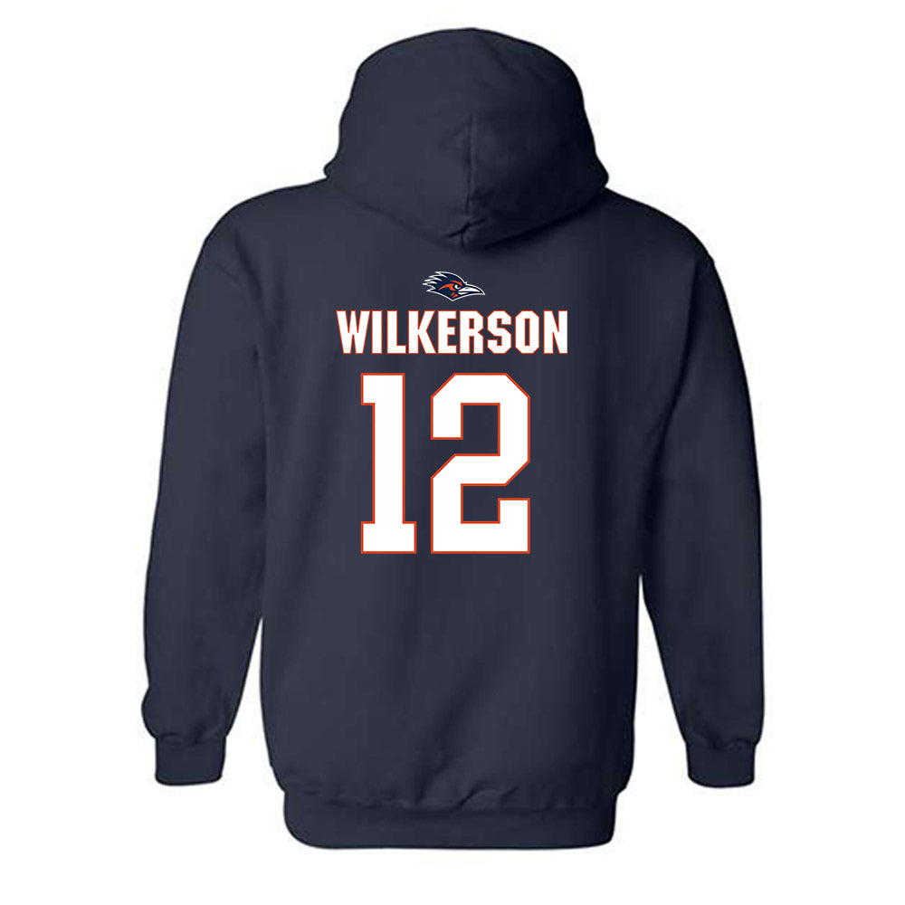 UTSA - NCAA Football : Marcellus Wilkerson - Classic Shersey Hooded Sweatshirt-1