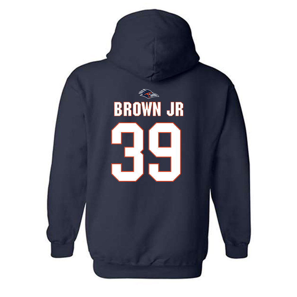 UTSA - NCAA Football : Lawrence Brown Jr - Classic Shersey Hooded Sweatshirt-1