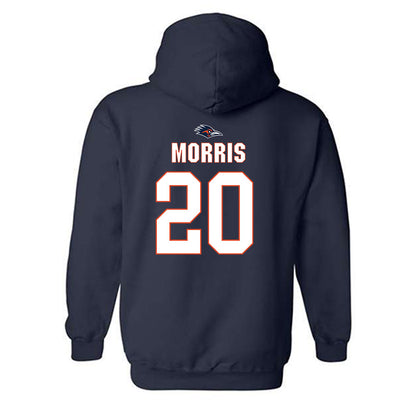 UTSA - NCAA Football : Zach Morris - Classic Shersey Hooded Sweatshirt-1