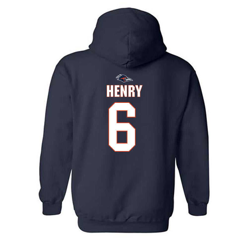 UTSA - NCAA Football : Robert Henry - Classic Shersey Hooded Sweatshirt