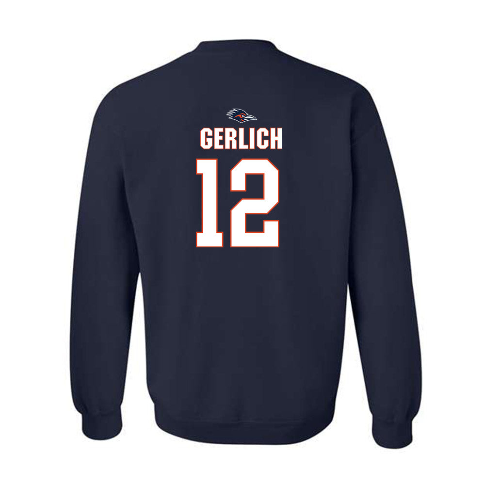 UTSA - NCAA Football : Max Gerlich - Classic Shersey Crewneck Sweatshirt-1