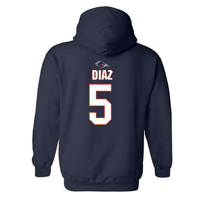 UTSA - NCAA Baseball : Diego Diaz - Classic Shersey Hooded Sweatshirt-1