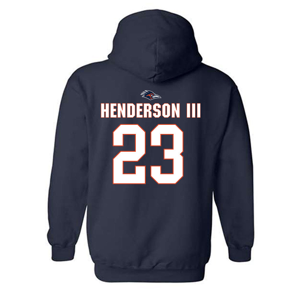 UTSA - NCAA Football : Will Henderson III - Classic Shersey Hooded Sweatshirt-1