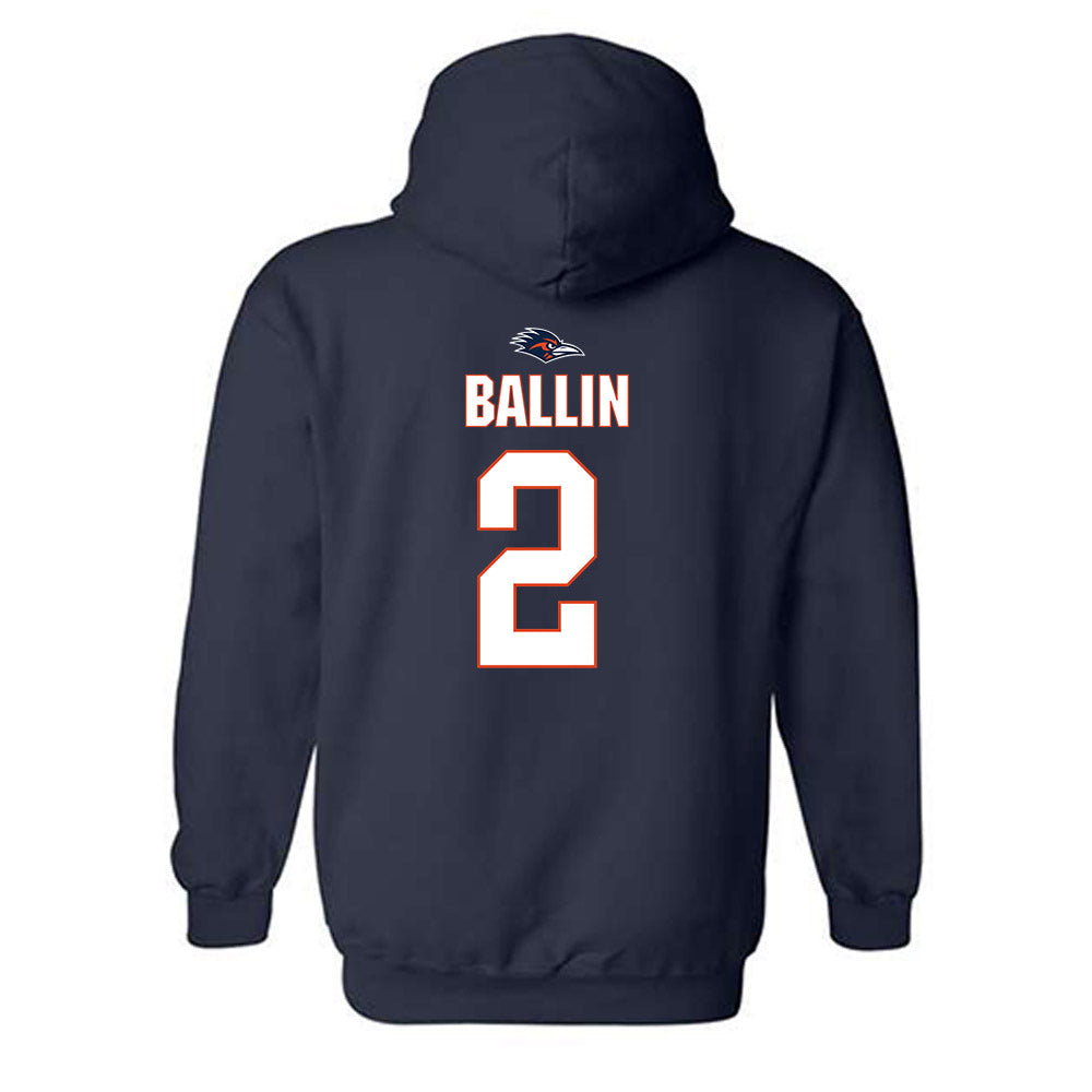 UTSA - NCAA Baseball : Jordan Ballin - Classic Shersey Hooded Sweatshirt-1