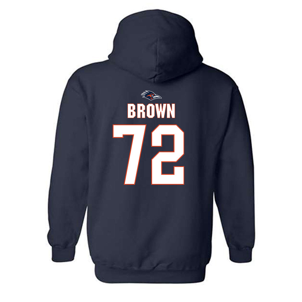 UTSA - NCAA Football : Briley Brown - Classic Shersey Hooded Sweatshirt