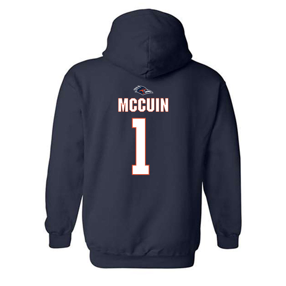 UTSA - NCAA Football : Devin McCuin - Classic Shersey Hooded Sweatshirt-1