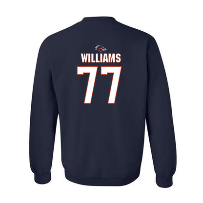 UTSA - NCAA Football : Devron Williams - Classic Shersey Crewneck Sweatshirt-1