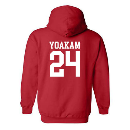 Houston - NCAA Football : Zac Yoakam - Classic Shersey Hooded Sweatshirt-1
