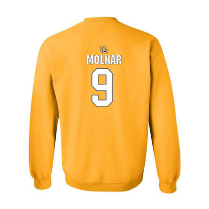 Marquette - NCAA Men's Soccer : Bence Molnar - Generic Shersey Crewneck Sweatshirt-1