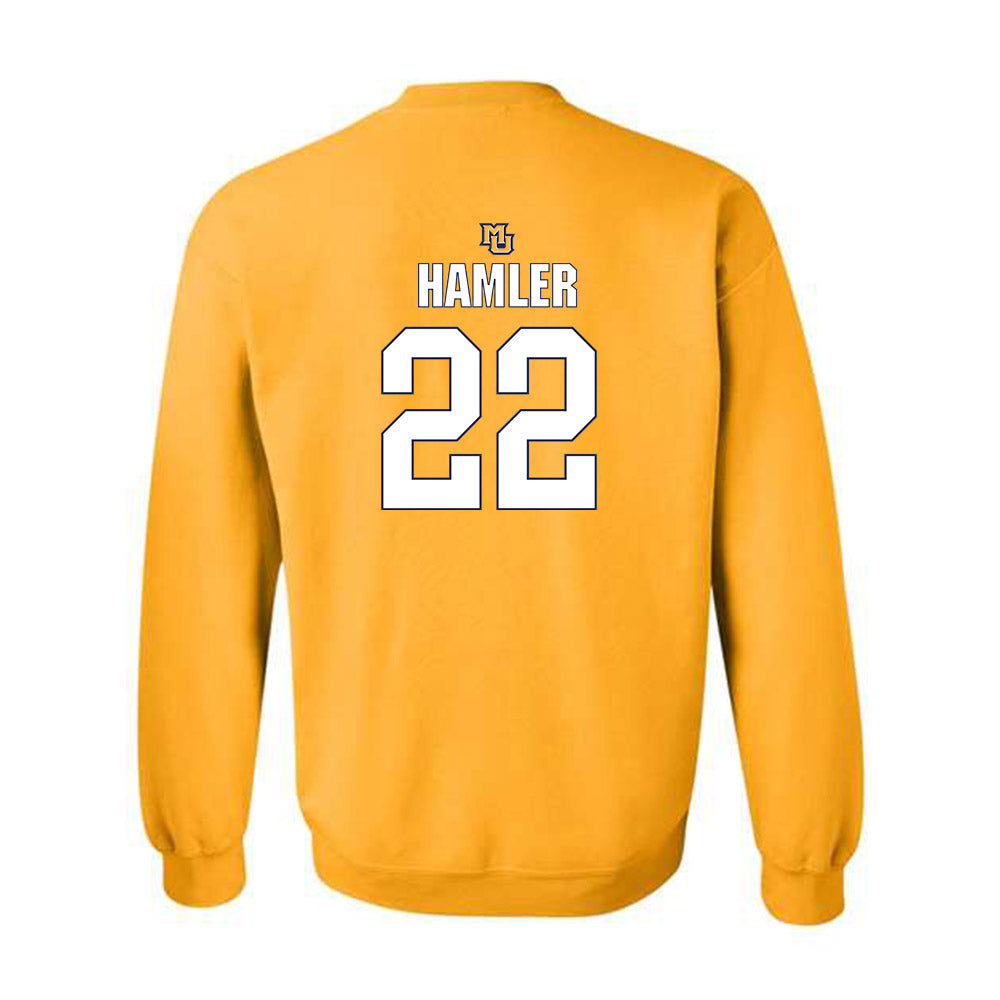 Marquette - NCAA Men's Soccer : Clayton Hamler - Generic Shersey Crewneck Sweatshirt-1