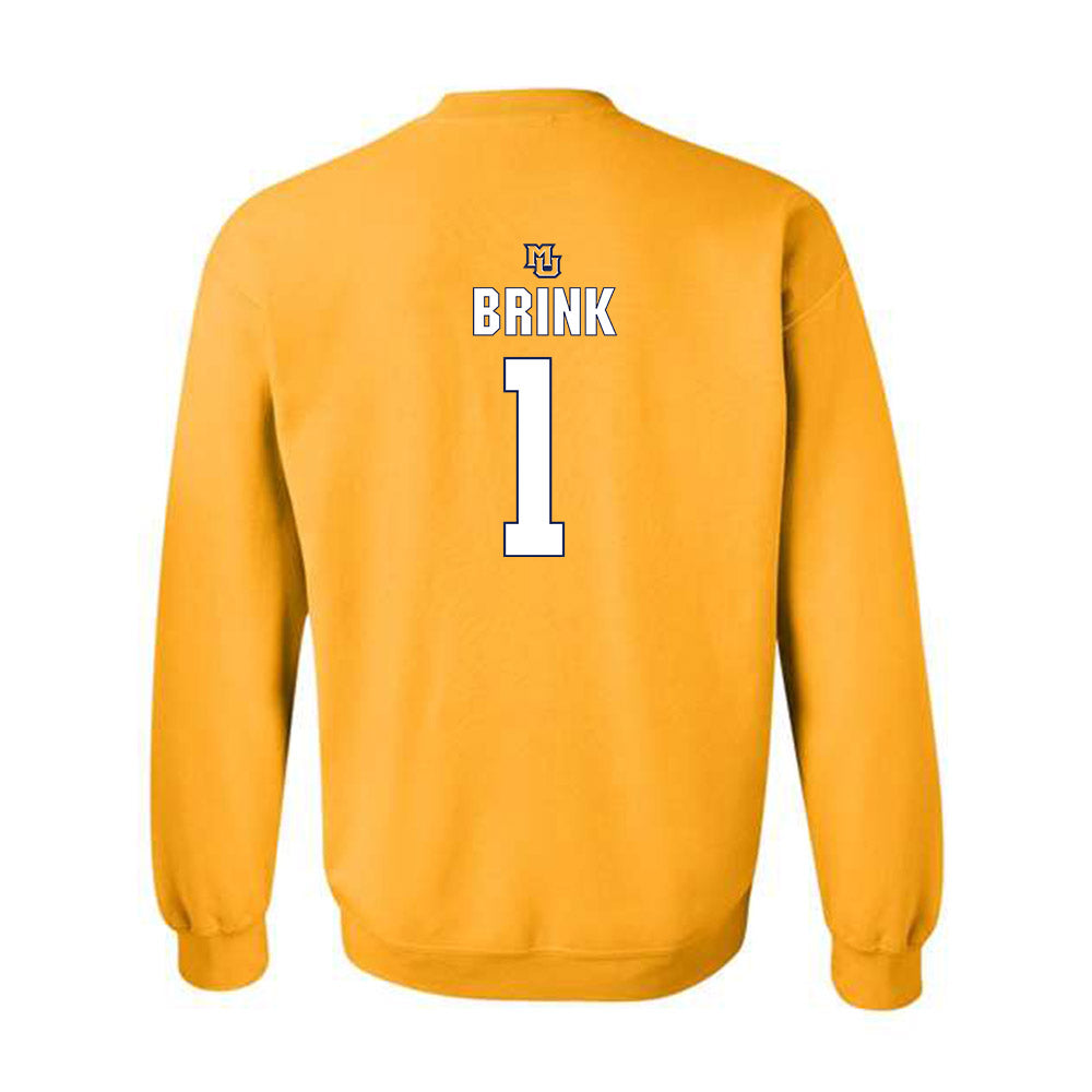 Marquette - NCAA Men's Soccer : Marten Brink - Generic Shersey Crewneck Sweatshirt