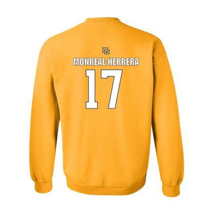 Marquette - NCAA Men's Soccer : Jonathan Monreal-Herrera - Generic Shersey Crewneck Sweatshirt-1