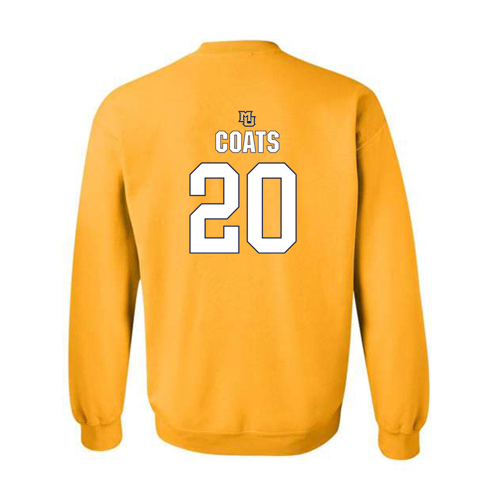 Marquette - NCAA Women's Soccer : Lilly Coats - Generic Shersey Crewneck Sweatshirt