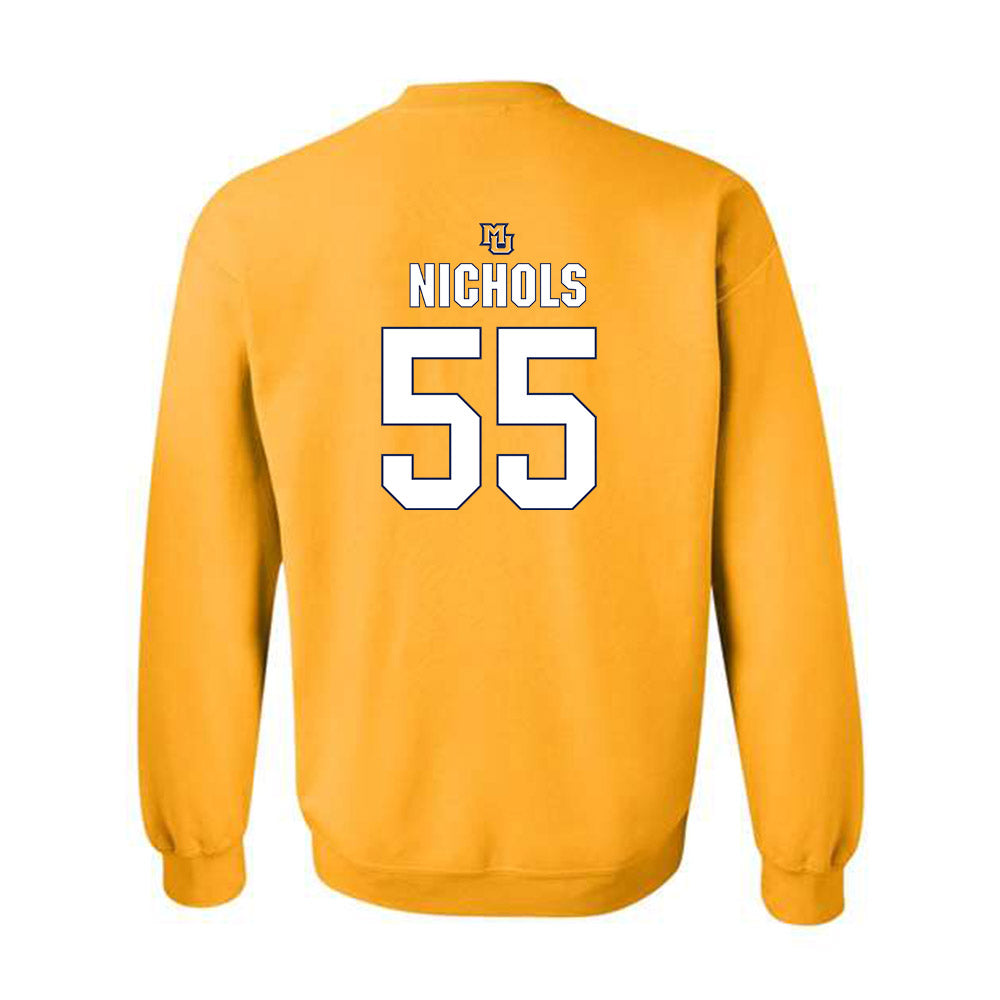 Marquette - NCAA Men's Lacrosse : Jackson Nichols - Generic Shersey Crewneck Sweatshirt