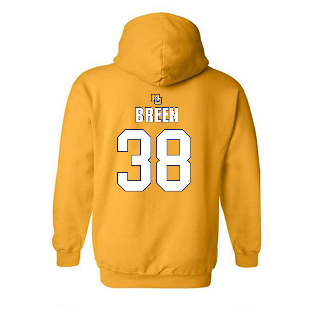 Marquette - NCAA Women's Lacrosse : Finley Breen - Generic Shersey Hooded Sweatshirt-1