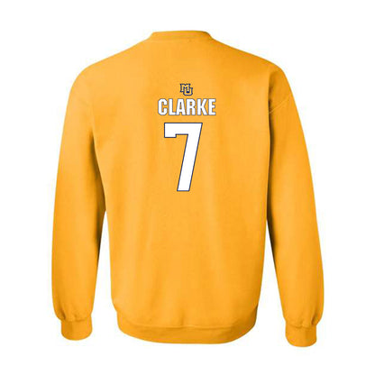 Marquette - NCAA Women's Soccer : Kiara Clarke - Generic Shersey Crewneck Sweatshirt